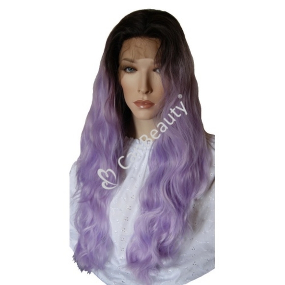 CanBeauty Vanessa Lavender Swiss Lace Front Synthetic Wig - Picture 2 of 5